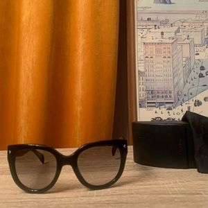 Prada Blk Cat Eye Glasses